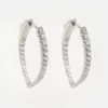 Dante Pointy White Gold Diamond Earrings