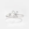 Irisa Pear Shaped Diamond Bangle