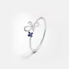 Irisa Pear Shaped Sapphire Diamond Bangle