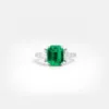 Vespera Octogan Emerald Marquise Cut Diamond  Ring