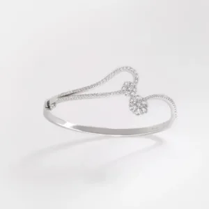 Vespera Round Diamond Bloom Bangle