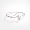 Vespera Round Diamond Bloom Bangle