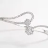 Vespera Round Diamond Bloom Bangle
