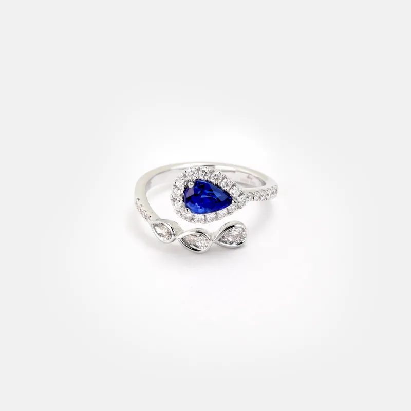 Amara Pear Shaped Diamond Ring