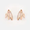 Dante Trio Rose Gold Diamond Earrings
