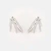 Dante Trio White Gold Diamond Earrings