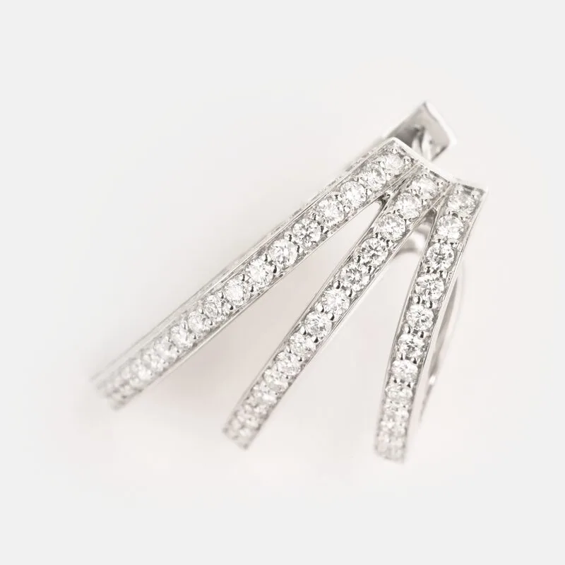 Dante Trio White Gold Diamond Earrings