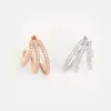 Dante Trio White Gold Diamond Earrings