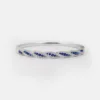 Elara Sapphire Diamond Bangle