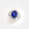 Vespera Oval Sapphire Diamond Ring
