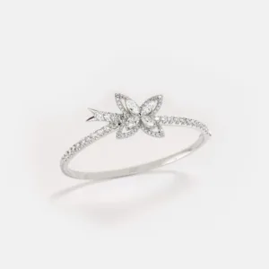 Zinnia Marquise Cut Diamond Bangle