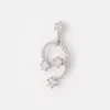 Amara Round Diamond Dangling Earrings