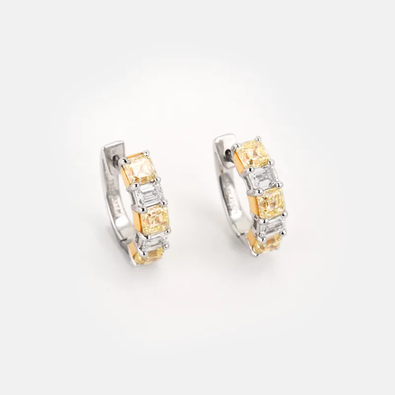 dante-fancy-yellow-emerald-cut-diamond-diamond-earrings-ea0000040-96-2 Dante Fancy Yellow Emerald Cut Diamond Diamond Earrings