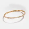 Elara Round Diamond Bangle