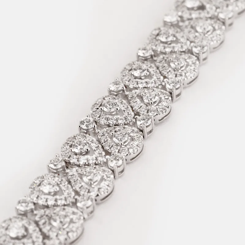 Elara Round Diamond Bold Bracelet