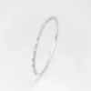 Elara Round Diamond Dainty Bangle
