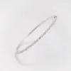 Elara Round Diamond Dainty Bangle