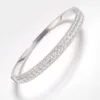 Elara Round Small Diamond Bold Bangle