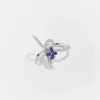 Irisa Pear Shaped Sapphire Diamond Ring