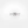 Lazare Solitaire Twisted Band Diamond Ring