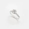 Solitare Aary Premium Pave Diamond Ring