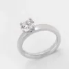 Solitare Aary Premium Round Diamond Four Prong Ring