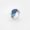 Thalia Blue Sapphire Turquoise Ring