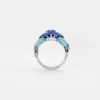 Thalia Blue Sapphire Turquoise Ring