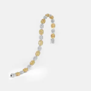 vespera-oval-fancy-yellow-diamond-bracelet-br0000755-98-1 Vespera Oval Fancy Yellow Diamond Diamond Bracelet