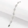 Vespera Oval Round Diamond Bracelet