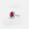 Vespera Oval Ruby Diamond Ring