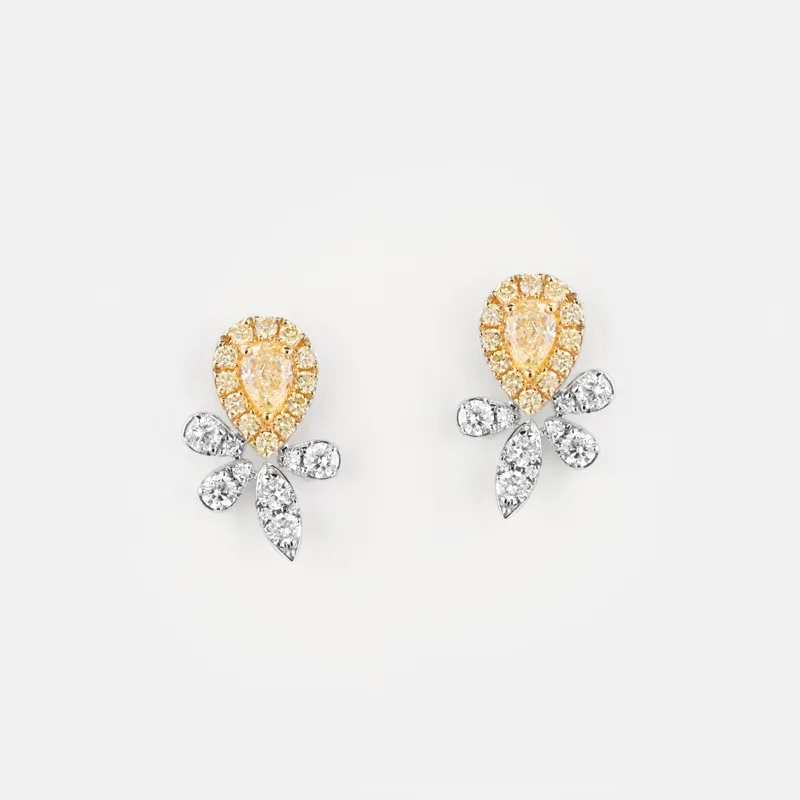 vespera-pear-shaped-fancy-yellow-diamond-earrings-ea0000764-97-1 Vespera Pear Shaped Fancy Yellow Diamond Earrings