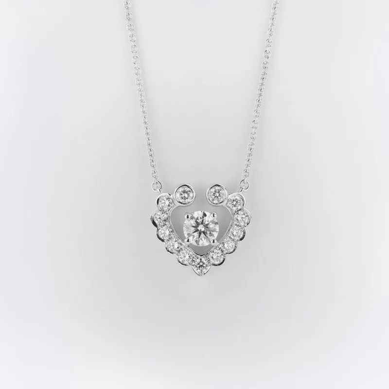 Vespera Round Diamond Necklace
