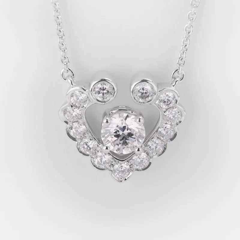 Vespera Round Diamond Necklace