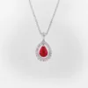 PE0000637 9_1 Vespera Pear Shaped Ruby Diamond Pendant
