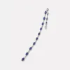 Elara Oval Shaped Sapphire Diamond Bracelet
