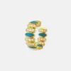 Thialia Turquoise Diamond Earrings