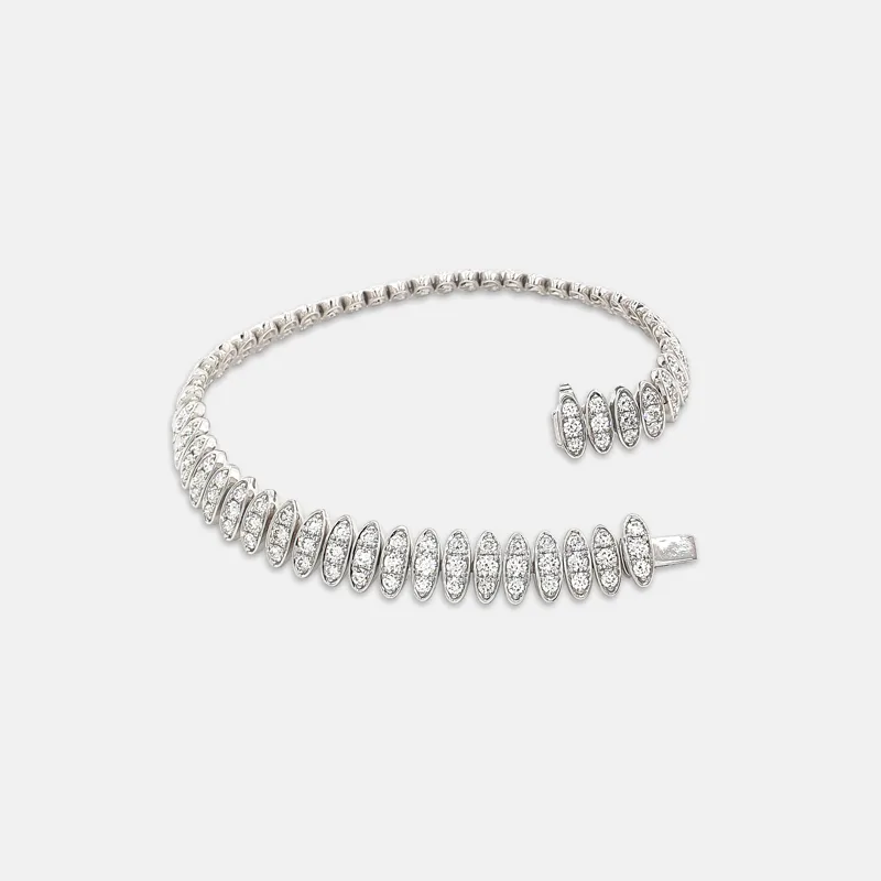 Thalia Round Diamond Bracelet