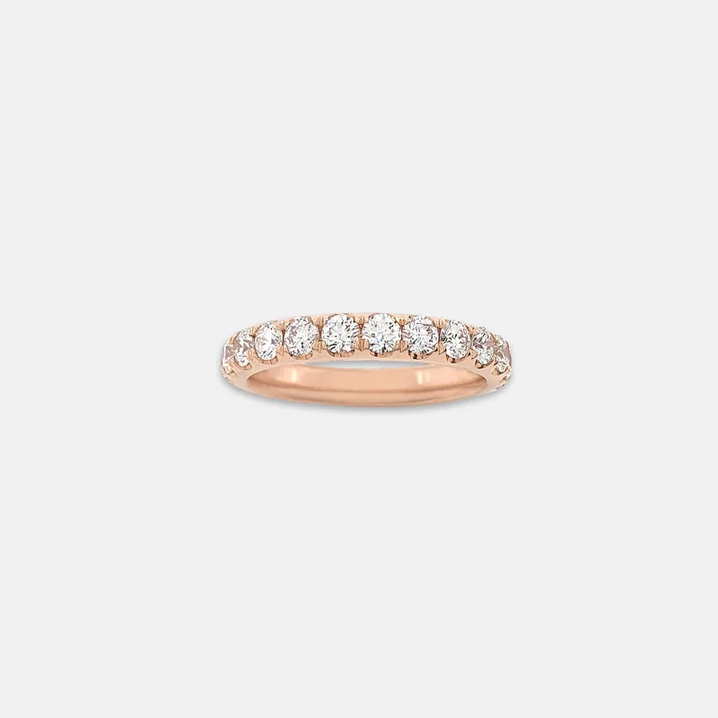 Vespera Diamond Pave Rose Gold Ring
