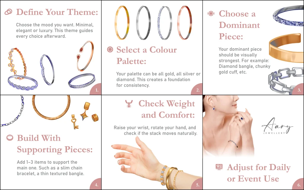 how to match bangles with bracelets
