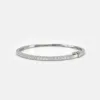 Elara Round Diamond Half Bangle