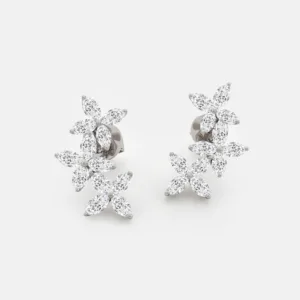 Dante Marquise Diamond Climber Earrings