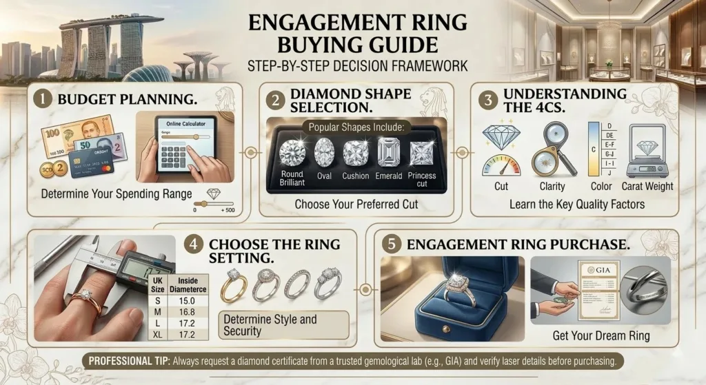 diamond engagement ring singapore