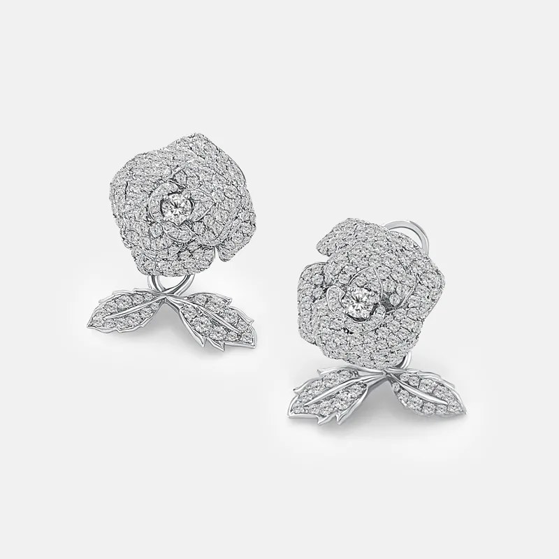 Thalia Rosa Diamond Earrings