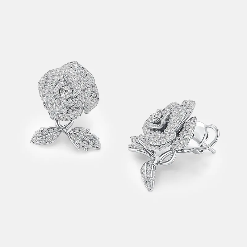 Thalia Rosa Diamond Earrings