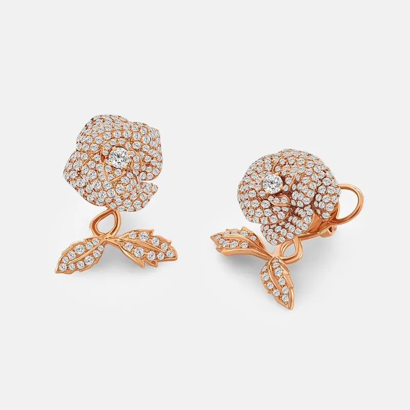 Thalia Rosa Diamond Earrings