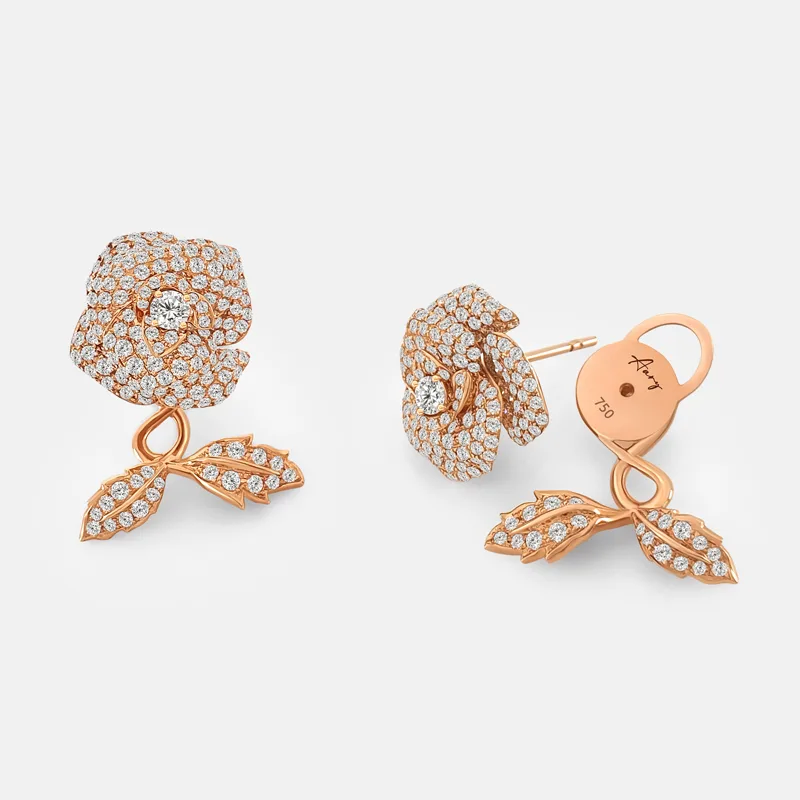 Thalia Rosa Diamond Earrings