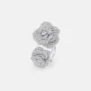Thalia Rosa Open Cuff Diamond Ring