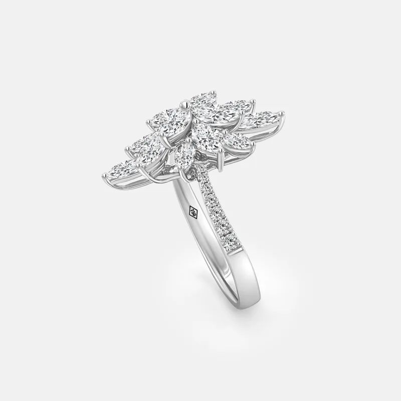Vespera Elongated Marquise Diamond Ring