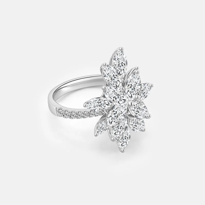 Vespera Elongated Marquise Diamond Ring